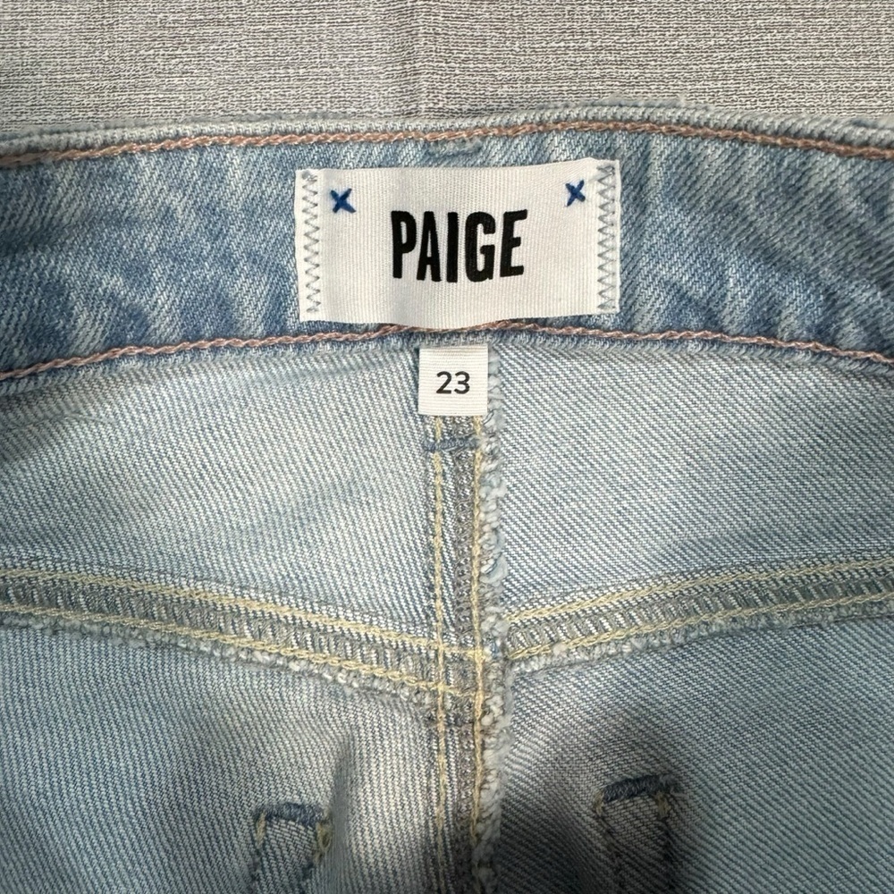 NWT New Paige Colette Crop Flare Jeans Size 23 - Picture 6 of 10